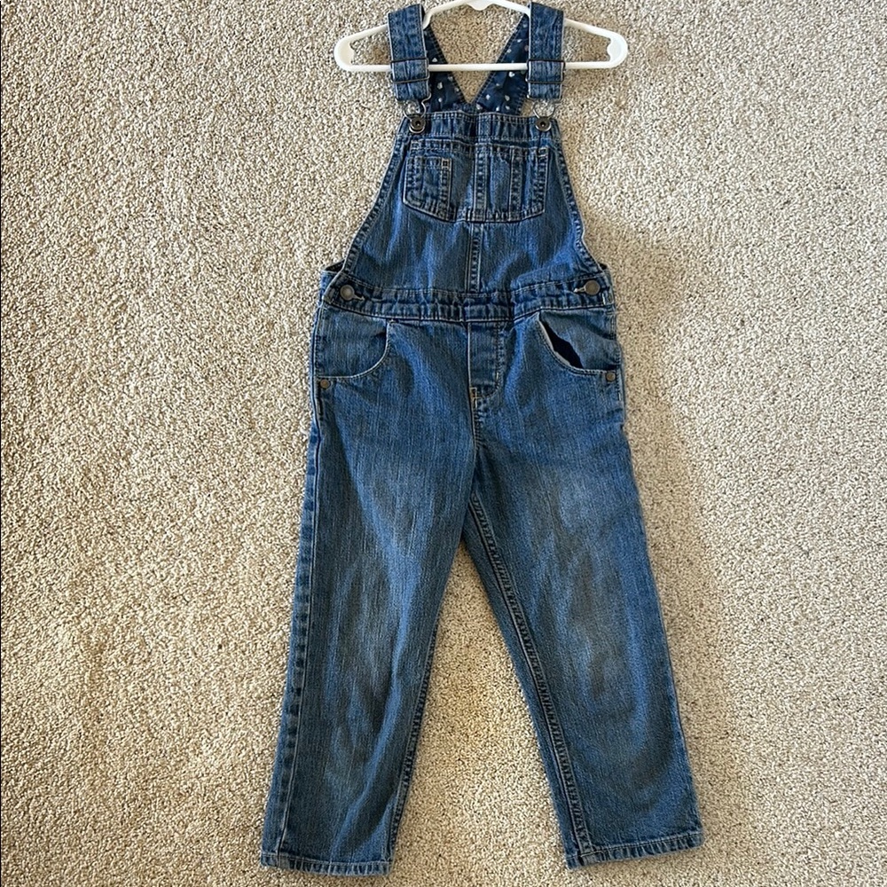 Kids Blue Denim Overalls